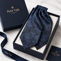 Paisley Ascot Cravat Tie – Formal Wedding Neckwear for Men